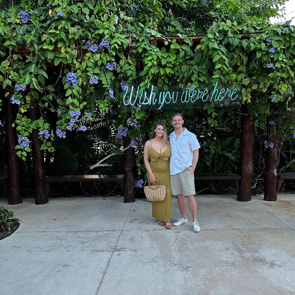 A9 - 479 Lulus Opening Night Olive Green Cutout Bodycon maxi dress size medium - Picture 8 of 14